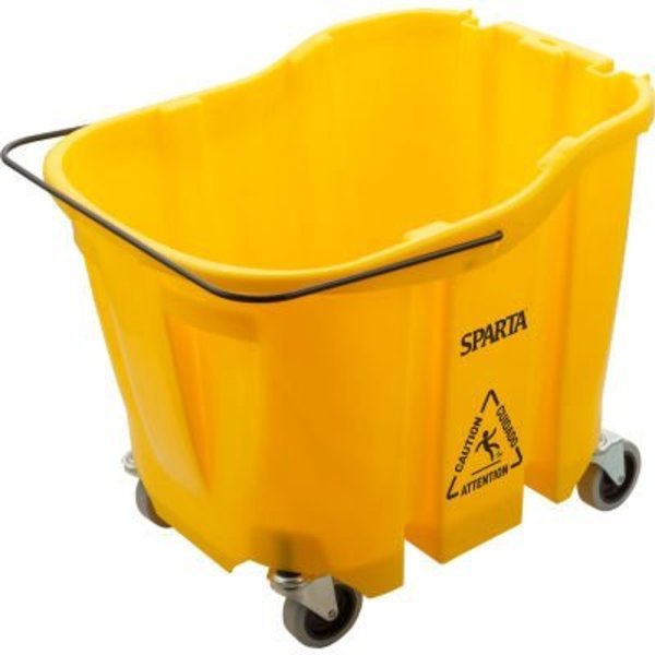 Carlisle Foodservice Sparta Mop Bucket, 35 qt Bucket Capacity, Yellow 7690404